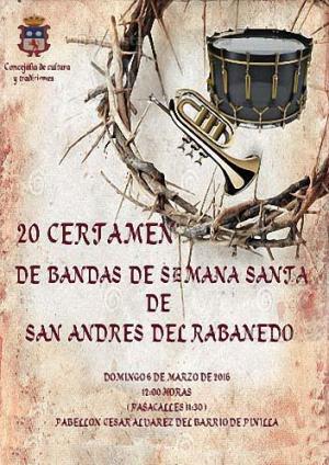 XX Certamen de Bandas de Música de Semana Santa de San Andrés del Rabanedo