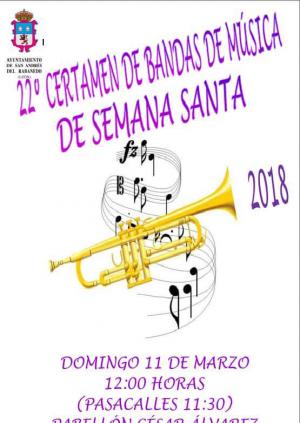 22º edición del Certamen de Bandas de Música de Semana Santa