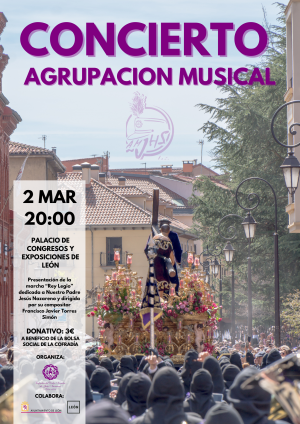 Concierto Solidario de la Agrupación Musical - Presentación de la marcha 