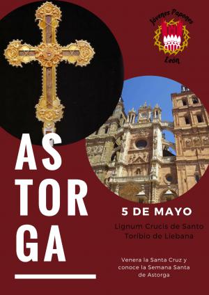 Los Jóvenes Papones organizan una visita a Astorga para venerar la reliquia de la Cruz