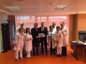 Donación de tablets al Hospital de León