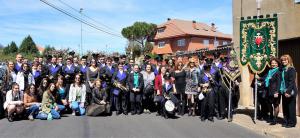 La banda de Cornetas y Tambores en la festividad del Consuelo