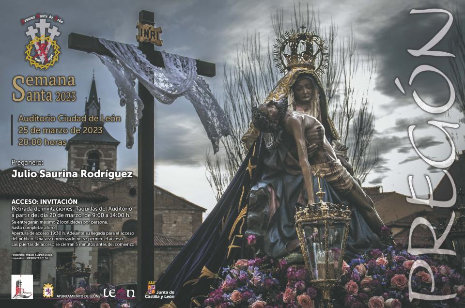 Cofradía del Dulce Nombre de Jesús Nazareno - Pregón de la Semana Santa de León 2023