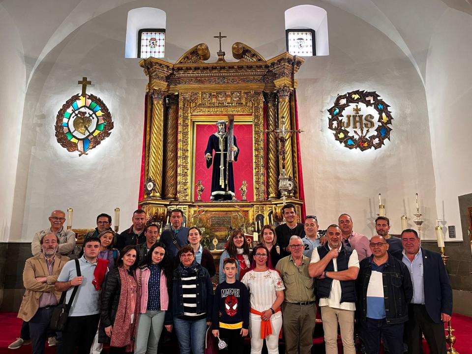 Cofradía del Dulce Nombre de Jesús Nazareno - Visita de la Vble. Hdad. Stmo. Cristo del Perdón de Cuenca