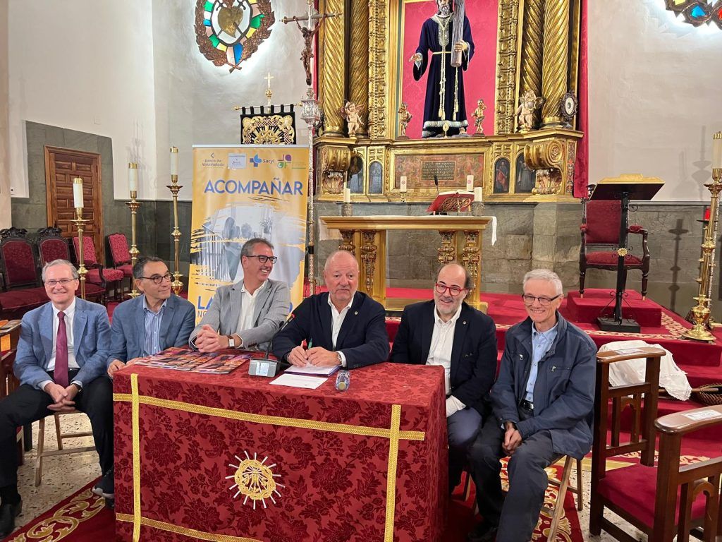 Firma del convenio de colaboración con el Banco de Voluntariado de Castilla y León